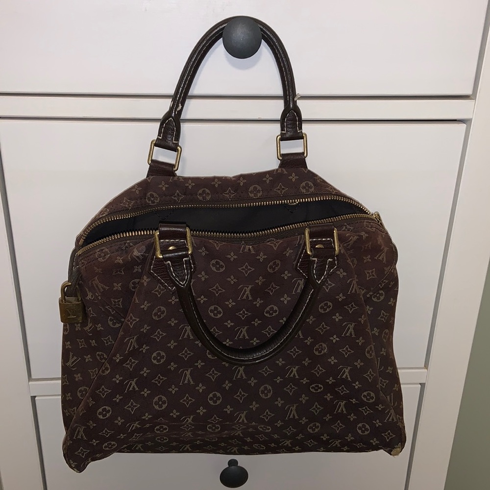 Authentic Louis Vuitton Monogram Mini Lin Speedy 30